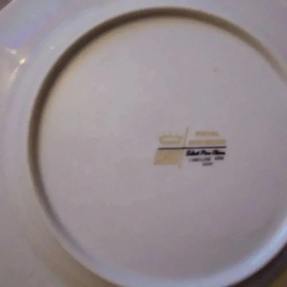 A set of 5 salad/dessert plates‎